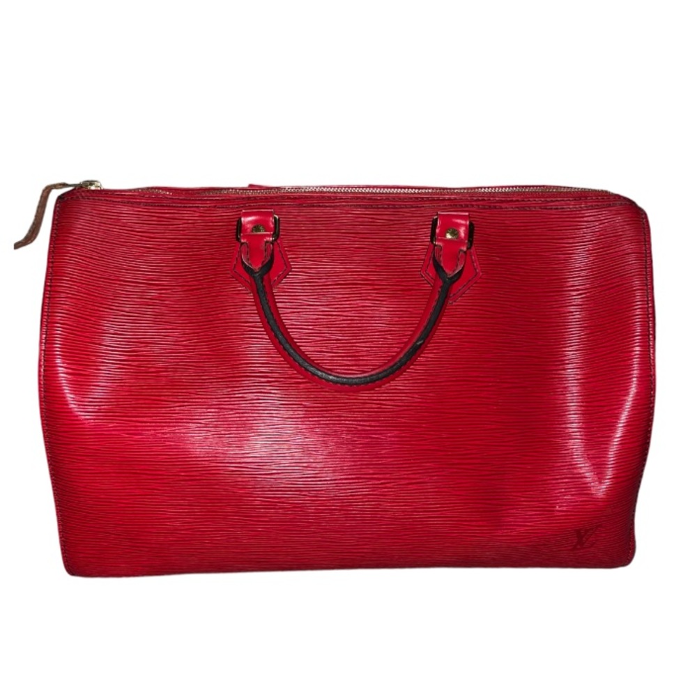 Louis Vuitton Castilian Red Speedy 35 - Picture 4 of 16
